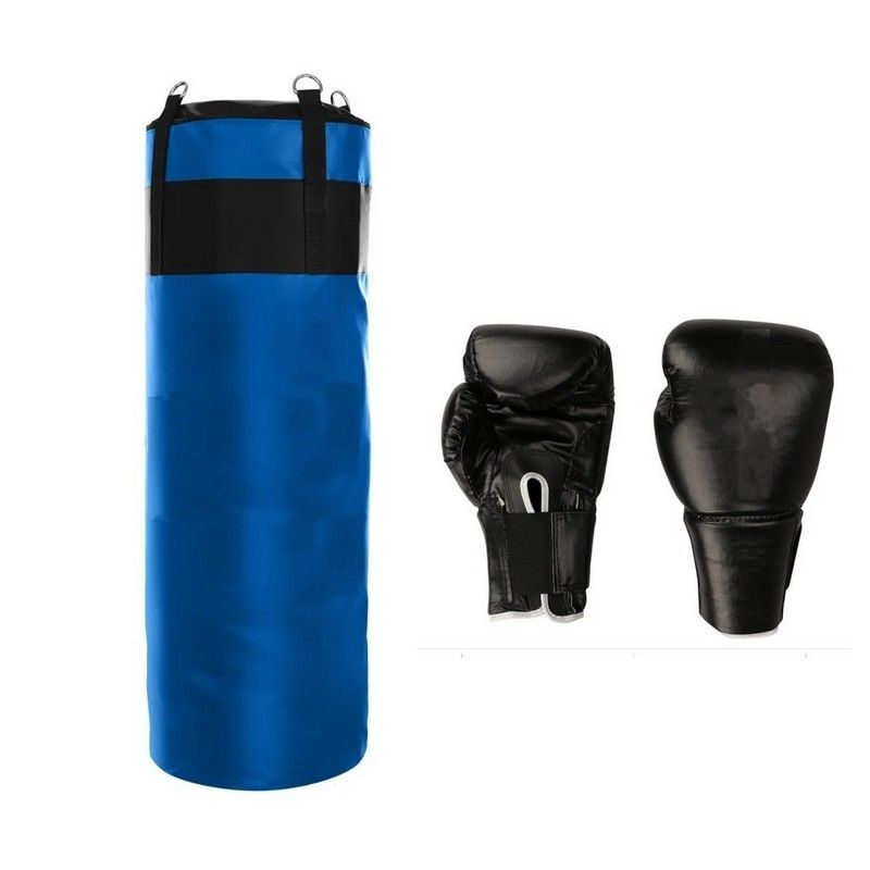 Bolsa De Boxeo 90 Cm Reforzada + Par De Guantes Boxeo