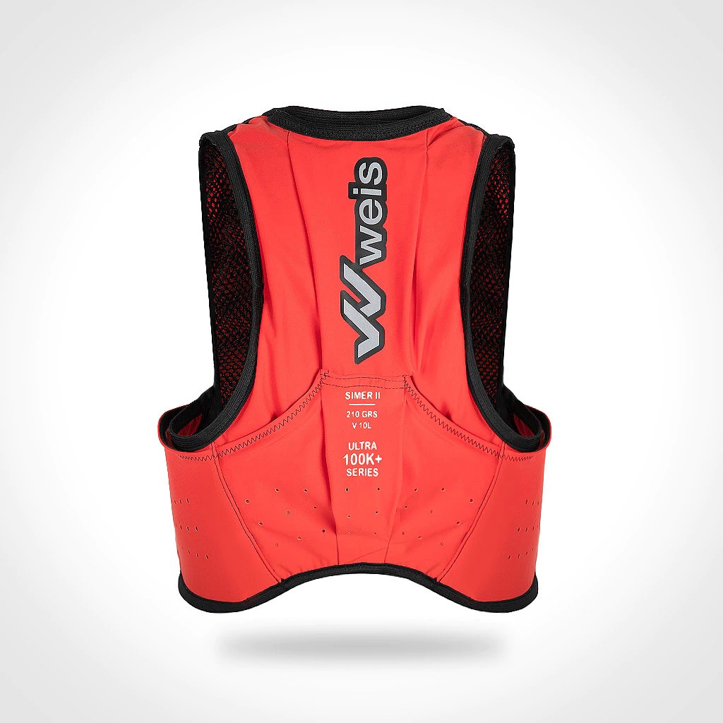 Chaleco Simer II 10 L / Ultra 100K + Series / Rojo