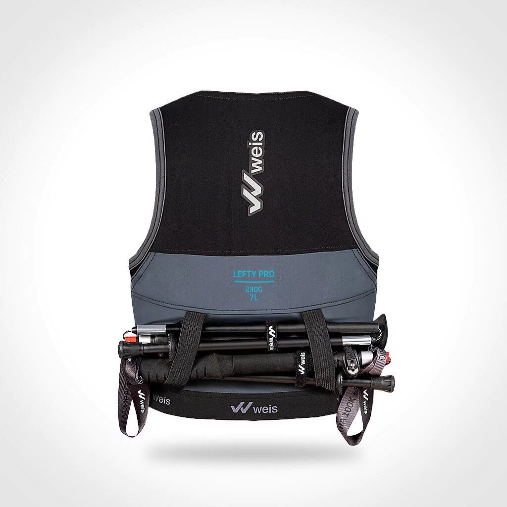 Chaleco Lefty Pro 7 L / Black-Cyan / Performance Series
