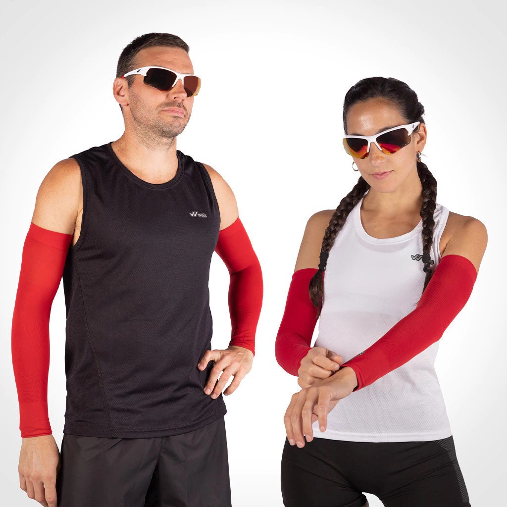 Mangas Térmicas Seamless Ultralight / Azules