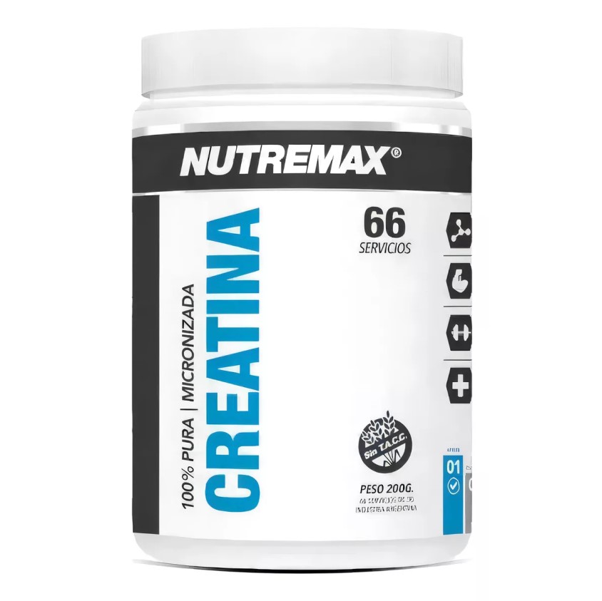 Suplemento En Polvo Nutremax Creatina Micronizada Creatina En Pote De 200g