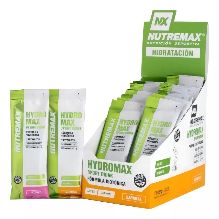 Hydromax Bebida Isotónica Nutremax Sobres X20u Caja Sabor Naranja