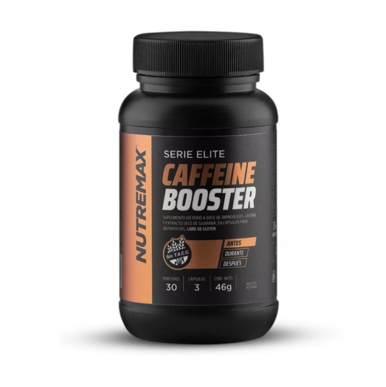 Cafeina Nutremax Caffeine Booster Serie Elite 30 Serv Sabor 90 Capsulas