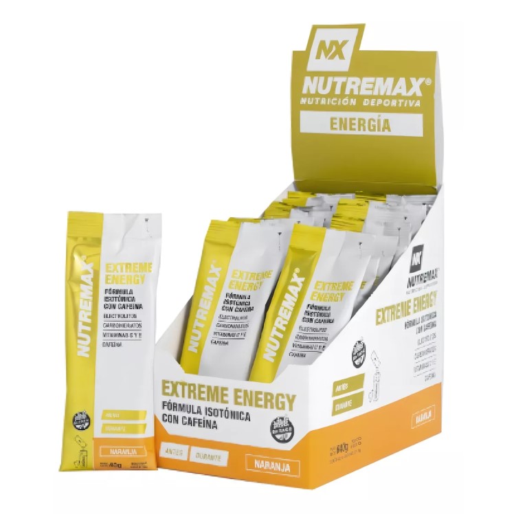 Extreme Energy Monodosis 20 Sobres X 40g Isotonico Cafeina L