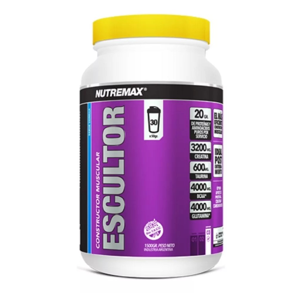 Suplemento En Polvo Nutremax Escultor Sabor Chocolate En Pote De 1500g