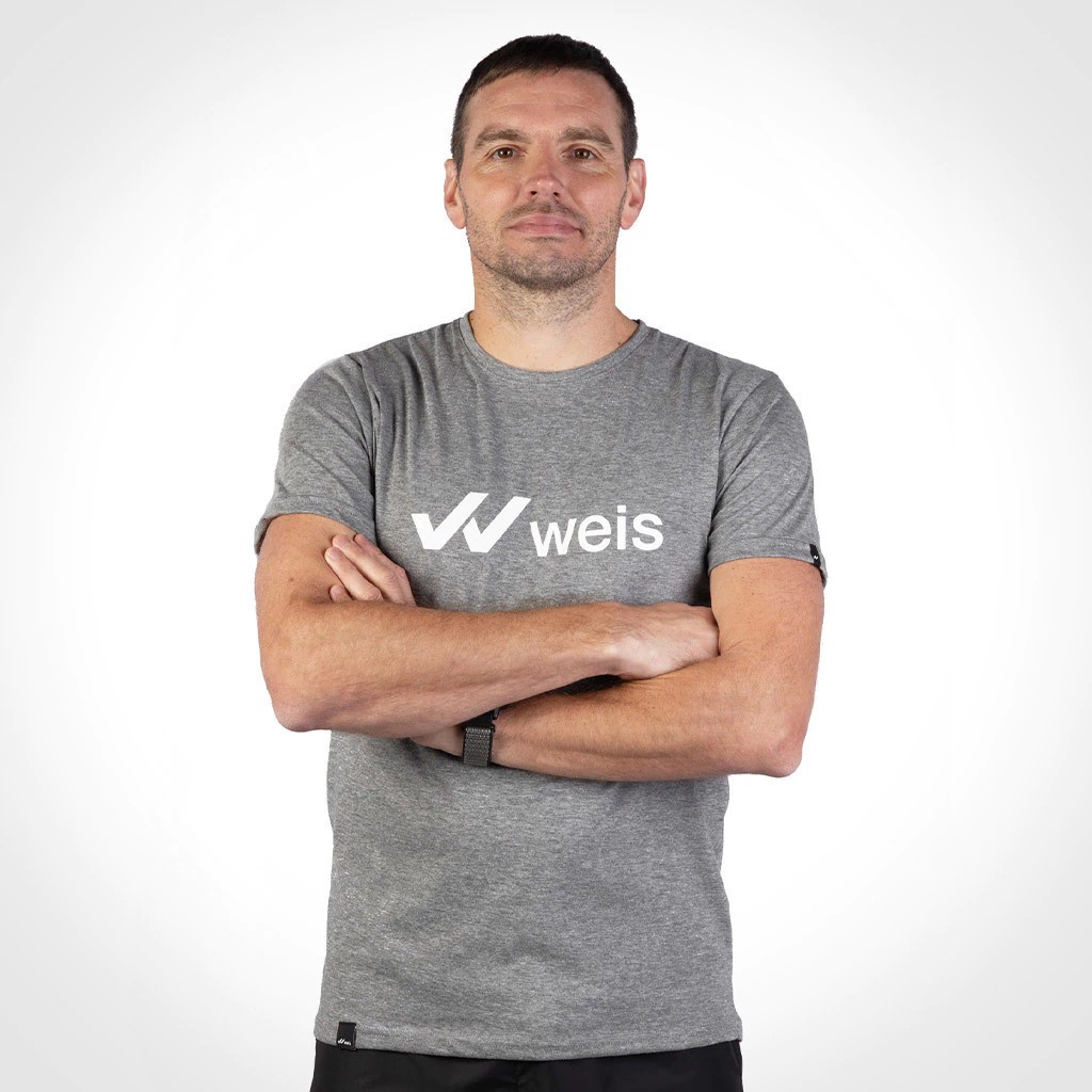 Remera Hombre Weis Logo/ GRIS