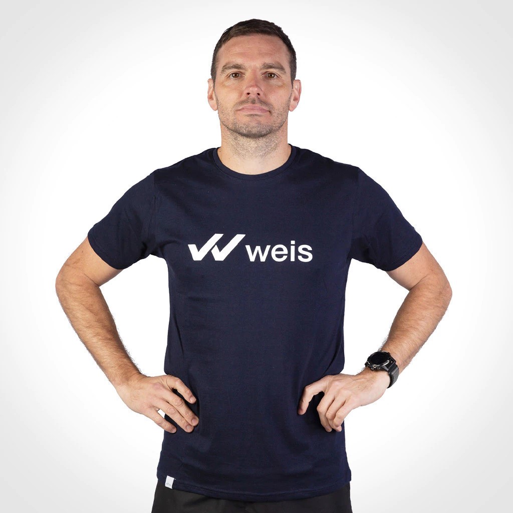 Remera Hombre Weis Logo/ AZUL