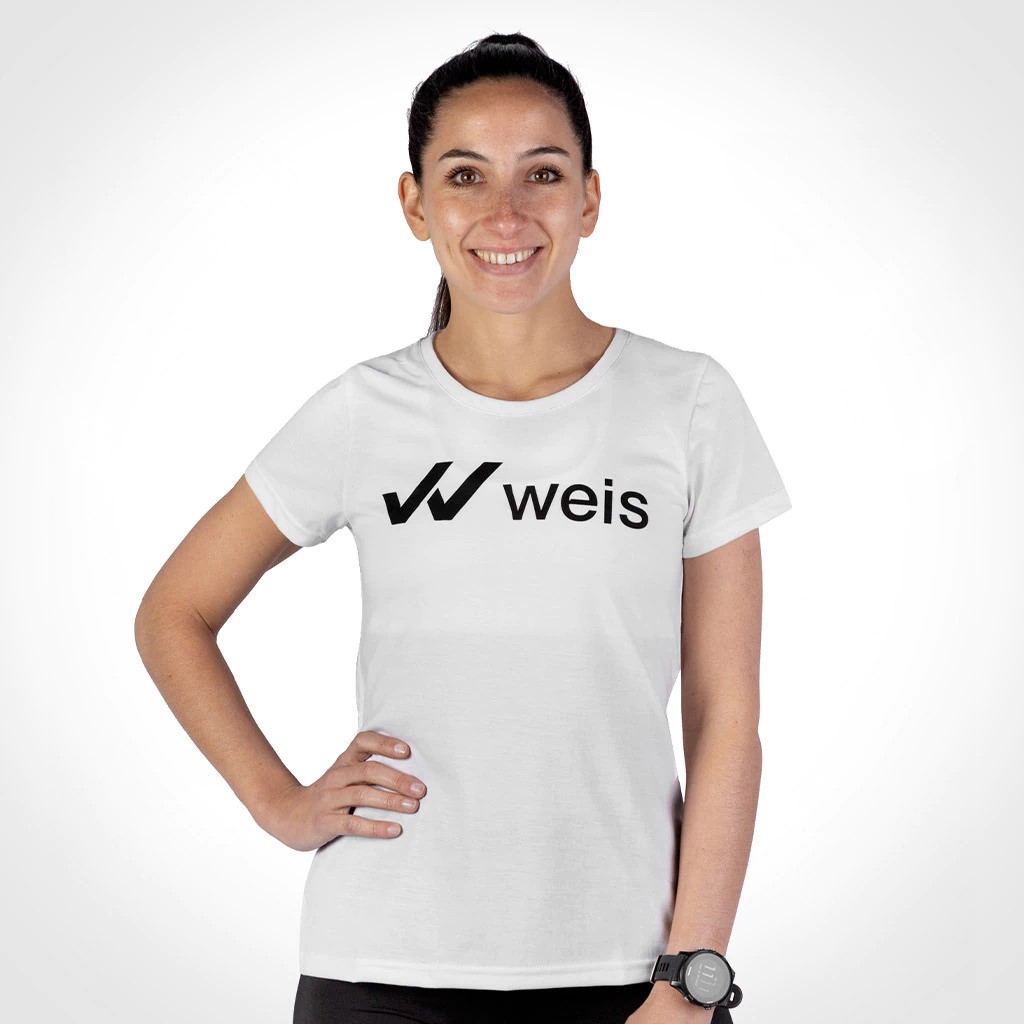 Remera Mujer Weis Logo / BLANCA