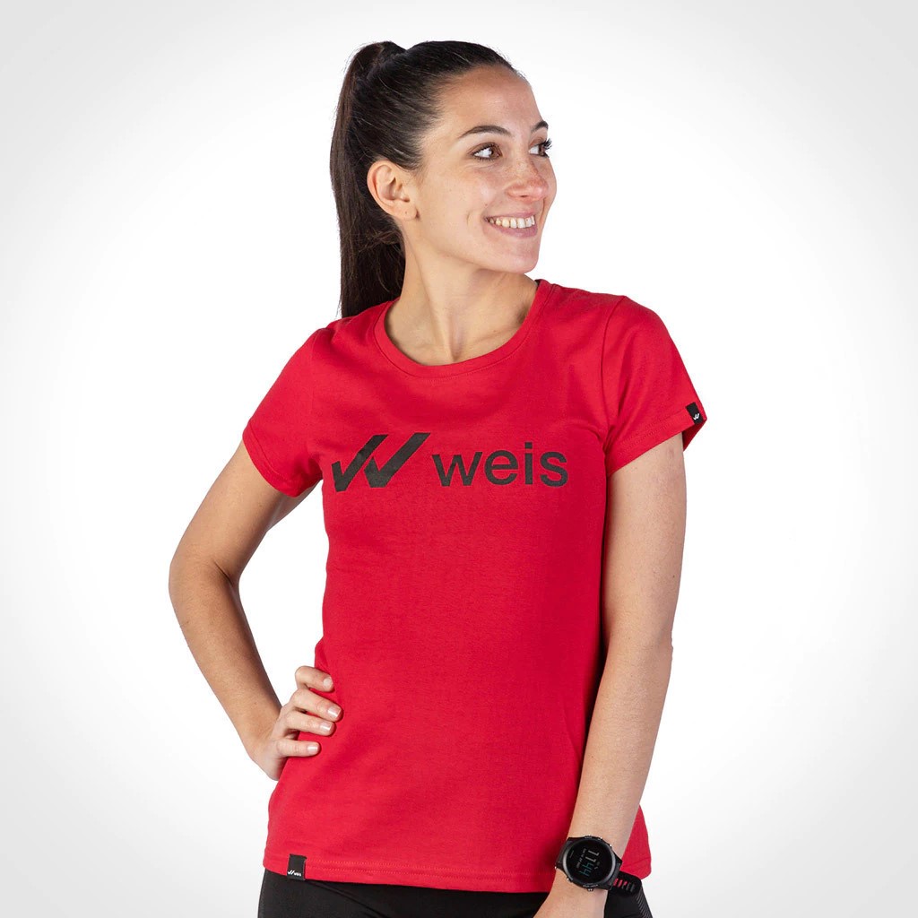 Remera Mujer Weis Logo / Rojo