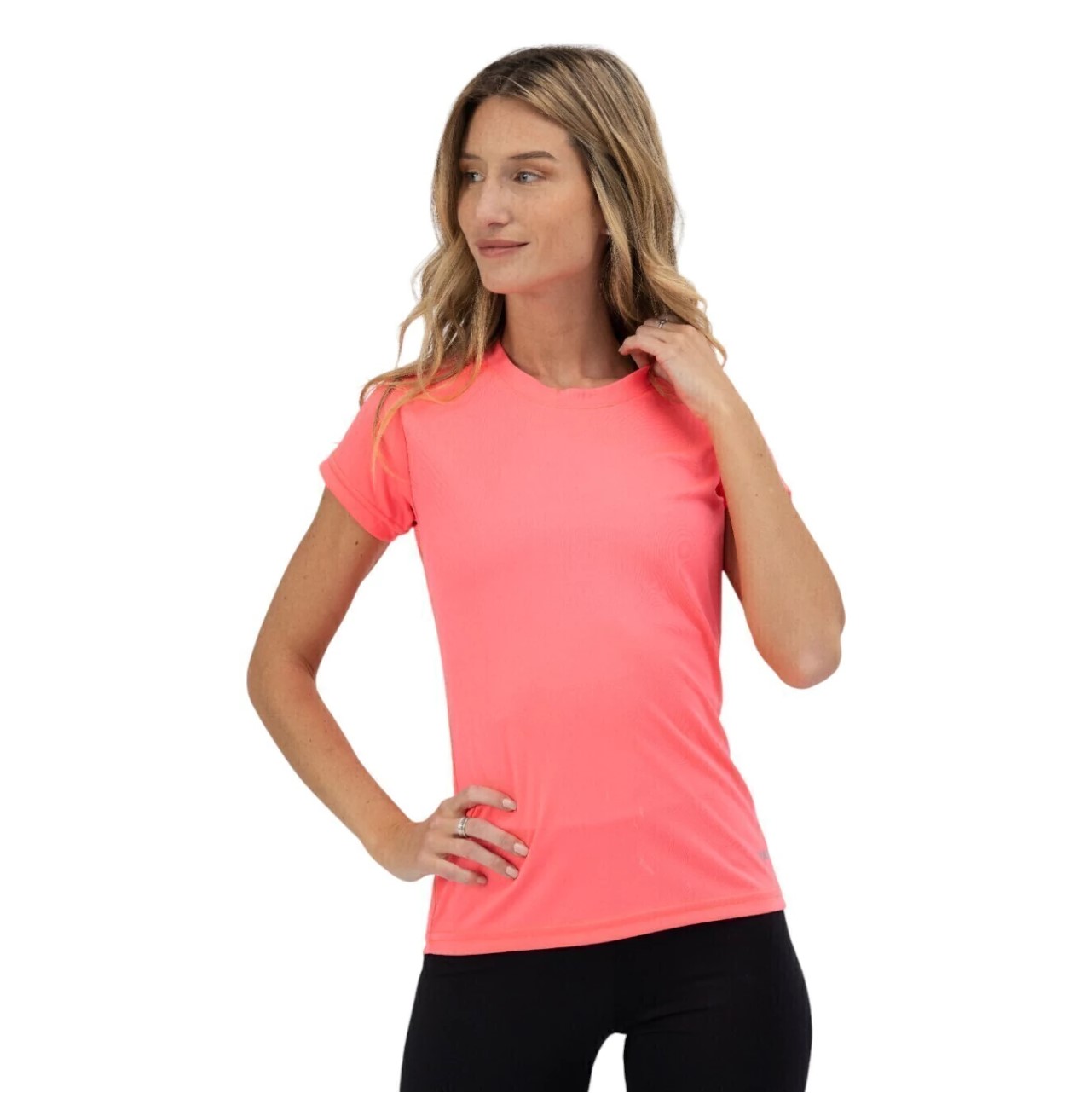Remera Running Rosa Fluo
